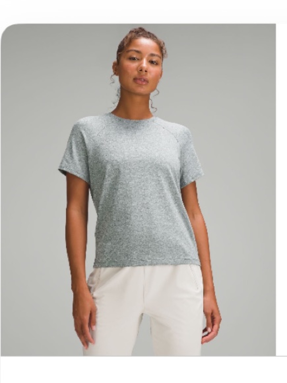 Lululemon License to Train T-shirt Heathered Medium Forest Green